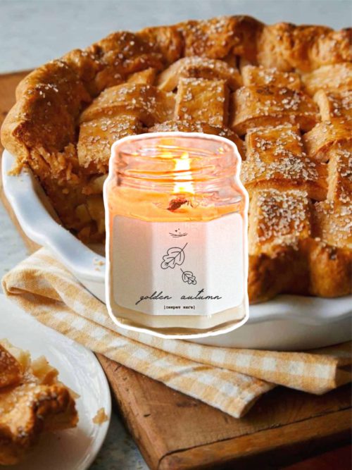golden autumn соєва свічка «cozy collection» 45 годин горіння